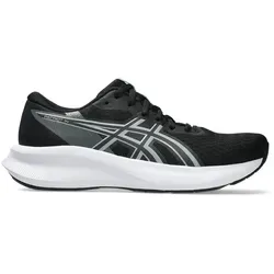 ASICS Patriot 14 Neutralschuh Damen - Schwarz/Grau, Größe 39.5 - Laufschuhe mit GEL-Dämpfung für optimalen Komfort und Stoßabsorption. Atmungsaktives Obermaterial sorgt für ein frisches Fußklima, ideal für Training und Alltag.