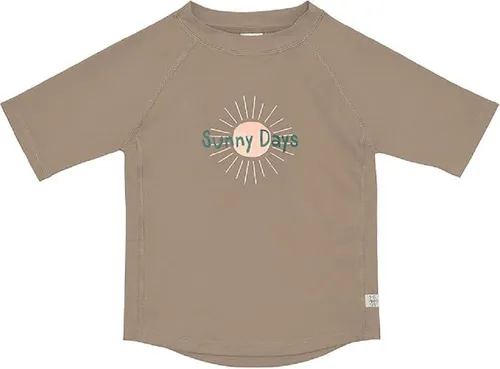LÄSSIG Splash & Fun Bade-Shirt mit UV-Schutz - Stylisches Schwimmshirt für Babys in Braun (74/80) aus 82 % recyceltem Polyester und 18 % Elasthan. Ideal für Sonnenabenteuer am Strand oder im Pool.