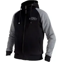 John Doe Hoodie 2Color - Atmungsaktive Motorradjacke - Der John-Doe® Hoodie 2 aus 100% Baumwolle bietet optimalen Schutz dank innovativem Aramid-Futter und 5-Point Protector System. Ideal für Motorradfahrer, sorgt die JD Windblock®-Funktion für beste Atmungsaktivität.