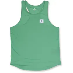 SAYSKY Reactive Flow Singlet Green - Innovatives Laufshirt mit atmungsaktivem SAYSKYDRY-Material für optimalen Komfort. Das besondere Design zeigt ein verstecktes Blumenmuster bei Kontakt mit Wasser. Ideal für Läufer, die Style und Funktionalität schätzen.