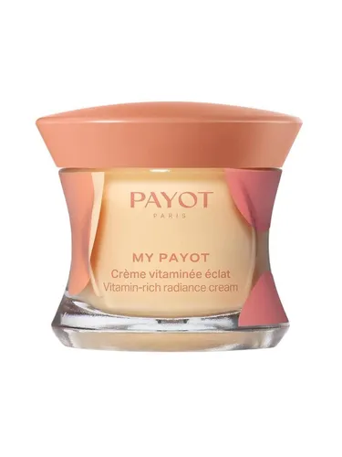 Payot My Payot Crème vitaminée éclat 50 ml - Gesichtscreme mit Bio-Granatapfel und Goji-Extrakten, spendet 12 Stunden Feuchtigkeit und aktiviert die natürliche Ausstrahlung für einen strahlenden Teint.