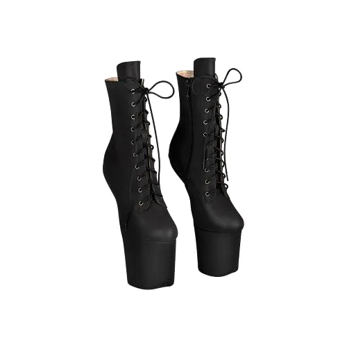EIS Damen-Schuhe Pony High Heel Stiefelette Größe 37 - Elegante Stiefelette mit freischwebender Ferse und Reißverschluss, gefertigt aus hochwertigen Materialien für einen stilvollen Auftritt.