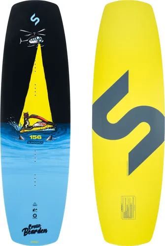 SLINGSHOT BEARDEN Wakeboard 2025 - 148 - Wakeboard für Rail-orientierte Park-Rider, mit weichem Flex und chined Rails für müheloses Gleiten auf verschiedenen Oberflächen. Ideal für kreative Tricks und spannende Press-Elemente!
