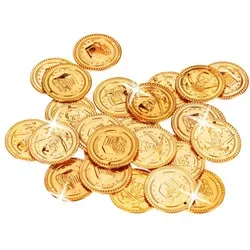Relaxdays Goldtaler Piraten Gold