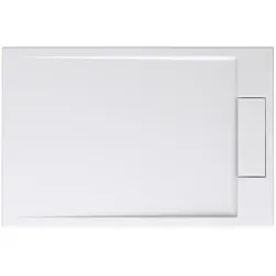 Mai & Mai Duschwanne Geo04, 90x120cm - Duschwanne aus hochwertigem Mineralguss, BTH: 90x120x4cm, mit integriertem Gefälle für optimalen Wasserabfluss. Ideal für eine bodenebene Montage in modernen Badezimmern.