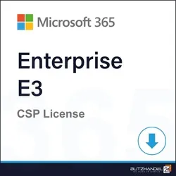 Microsoft 365 Enterprise E3 (NCE) - Produktivität und Sicherheit vereint - Office-Software mit erstklassigen Apps und fortschrittlichen Sicherheitsfunktionen für Unternehmen. Steigern Sie Ihre Effizienz und schützen Sie Ihre Daten.