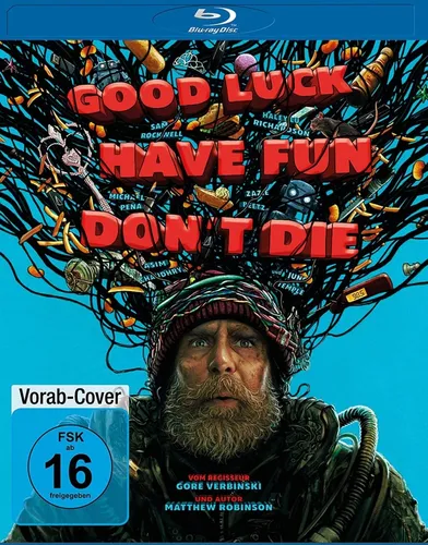 Good Luck, Have Fun, Don't Die (Sam Rockwell) - Blu-ray Neu - Erleben Sie die packende Geschichte in HD-Qualität. FSK 16, mit deutscher und englischer Sprache, verspricht dieser Film spannende Unterhaltung für Filmfans. Versand durch funreel.