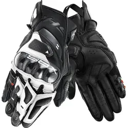 SHIMA XRS-3 Motorradhandschuhe 2XL schwarz-weiss für Männer - Sportliche Racing-Handschuhe mit außenliegenden Nähten für ein optimales Griffgefühl und Floating-Knöchelschutz. Ideal für den Einsatz auf der Straße.