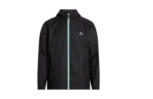 McKINLEY Herren Kereol III Regenjacke, Black, M - Funktionsjacke mit effektivem Feuchtigkeitsmanagement, hohem Tragekomfort und absoluter Bewegungsfreiheit, ideal für Outdoor-Aktivitäten.
