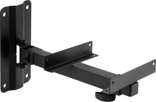Monacor PAST-550/SW PA-Lautsprecher-Halterung - Neigbare und schwenkbare Wandhalterung für PA-Lautsprecher, ideal für flexibles Sound-Setup in Multimedia-Anwendungen.