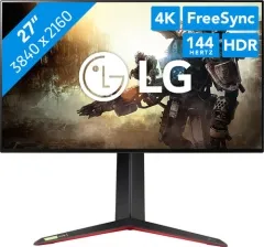LG 27GP95RP-B - 27" UHD 4K IPS Monitor mit 1 ms Reaktionszeit, höhenverstellbar und ideal für Gaming und Multimedia