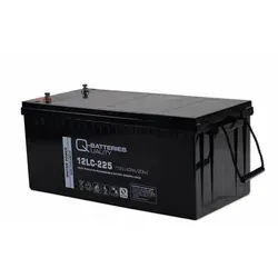 Q-Batteries 12LC-225 | 12V 243Ah AGM Deep Cycle Akku - Batterien & Akkus, wartungsfreier AGM-Akku mit hoher Zyklenfestigkeit für zuverlässige Energie in zyklischen Anwendungen.
