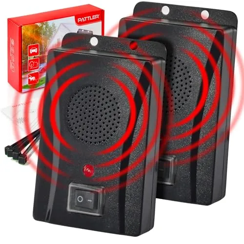 PATTLER® Marderschreck Auto - Mobiler Ultraschall-Marderschutz - Effektiver Marderschutz in kompakter Form: Der PATTLER Marderschreck nutzt Ultraschall zur Marderabwehr und ist ideal für Auto, Garten und Dachboden. Batteriebetrieben mit bis zu 6 Monaten Laufzeit für flexible Einsatzmöglichkeiten.