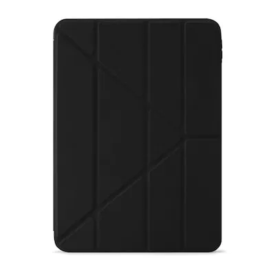 Pipetto Origami No1 OriginalCase für iPad Pro 13" M4 (2024) Schwarz - Hochwertige Schutzhülle mit integriertem Ständer für iPad Pro 13 Zoll M4 (2024). Die transparente Rückseite aus Polycarbonat und die klappbare Frontabdeckung bieten Funktionalität und elegantes Design.