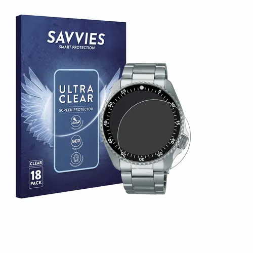 18x Schutzfolie für Seiko 5 Sports SRPM11K1 Display Schutz Folie