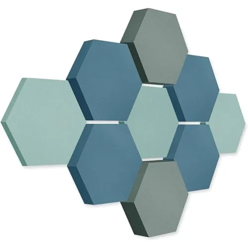 platino24 3D Wandpaneel Edition LOFT - 9 Elemente für optimale Akustik - Wandpaneele zur Schalldämmung, ideal für Musikzimmer und Heimkinos. Hochwertige Verarbeitung aus deutscher Produktion mit flammhemmenden Eigenschaften.