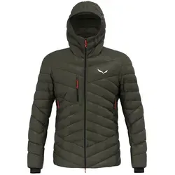 Salewa Daunenjacke Ortles Medium 3 RDS - Wanderjacke für alpine Abenteuer, bietet optimale Wärme und geringes Packmaß dank 90:10 Entendaunen und TirolWool® Hybrid-Isolierung. Wasser- und windabweisend, ideal für eisige Temperaturen.