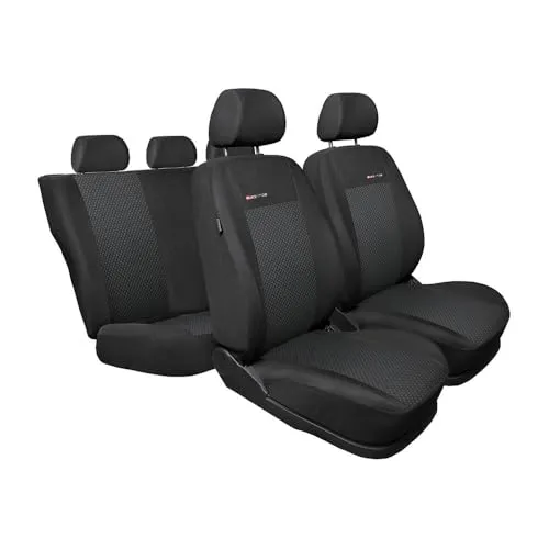 Mossa - Maßgeschneiderte Sitzbezüge Auto kompatibel mit Volkswagen Caddy III Cargo (2004-2015) für Zwei Reihen - Autositzbezüge Schonbezüge für Autositze - E3