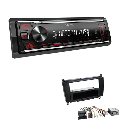 Kenwood Autoradio Bluetooth USB für Mercedes-Benz CLK Facelift 2004-2010 Canbus