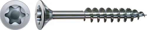Spax Senkkopf Torx T-STAR plus 3 x 40 mm - Verzinkte Spanplattenschrauben für maximale Haltekraft - Spanplattenschrauben, verzinkt für Rostschutz und hohe Festigkeit, ideal für Holzverbindungen und Möbelbau.