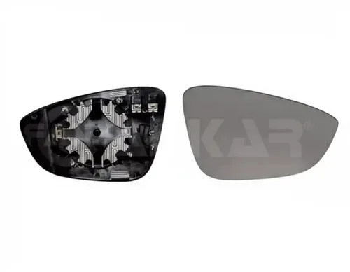 Spiegeleinsatz Glas rechts beheizbar 6432133 ALKAR für VW PASSAT B7 JETTA IV EOS