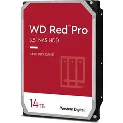 WD Red Pro WD142KFGX - 14 TB NAS HDD, 7200 rpm, 512 MB Cache, leise und stromsparend für 24/7 Betrieb