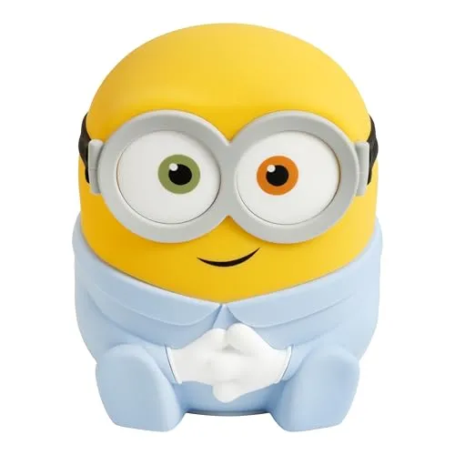 Minions - Bob - Leuchtendes Figürchen - Sammelfigur aus Silikon, 15,8 cm hoch und leuchtend – ein hochwertiges Sammlerstück für Minions-Fans!