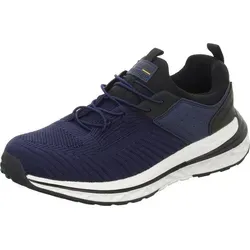 Dockers by Gerli Herren Sneaker Blau EU 44 - Herren-Sneaker mit patentierter Gelsohle zur Fersenerleichterung und Wechselfußbett für optimalen Komfort.