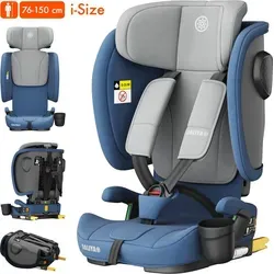 Daliya® Autokindersitz JOYMAX i-Size - ISOFIX-Kindersitz für Kinder von 76-150 cm (9-36 kg), faltbar, mit verstellbarer Kopfstütze und Rückenlehne, ideal für Sicherheit und Komfort im Auto.