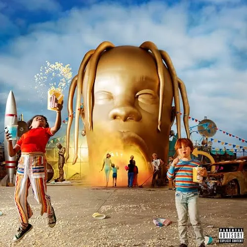 Travis Scott - Astroworld Vinyl 2LP NEU - Schallplatten: Hochwertige 2LP Pressung von Travis Scotts Astroworld, ideal für Sammler und Fans des Hip Hop Genres.