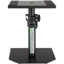 Pronomic SLS-36P BK Tischstativ für Studio Monitore - Zubehör für Studio-Monitore, höhenverstellbar von 25,5 cm bis 41 cm, bietet stabilen Halt für Monitorboxen und Lautsprecher, ideal für optimales Hörerlebnis.