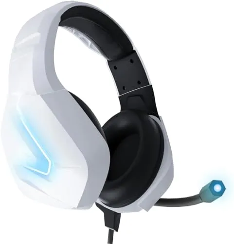 Gaming Headset für PC PS5, PlayStation PS4, Xbox Series X | S, Xbox ONE, Nintendo Switch, Laptop & Google Stadia Stereo-Sound with mit Geräuschunterdrückung Microphone - Hornet RXH-20 Siberia Auflage