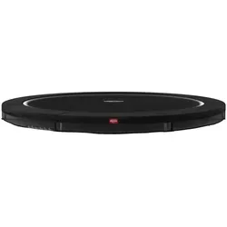 BERG SPORTS Favorit InGround 380 Black - Das perfekte Trampolin für Familien - Trampolin für den Garten mit SoloSpring Federn für hohe Sprünge und langlebiger Sprungmatte. Eingegraben für sicheren Einstieg und optimale Stabilität.