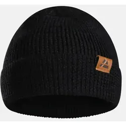 DANISH ENDURANCE Beanie Damen Wolle Schwarz, ONE SIZE - Mützen aus hochwertiger Wolle für optimalen Tragekomfort. Ideal für Sport und Freizeit, designed für maximale Ausdauer und dänische Handwerkskunst.