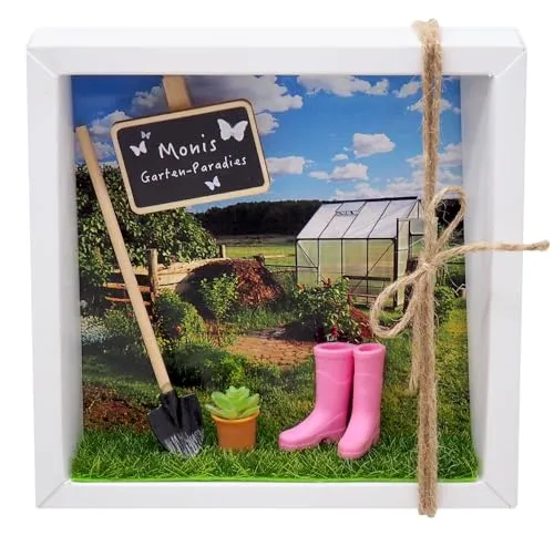 ZauberDeko Geldgeschenk Verpackung Garten Personalisiert Gutschein Gewächshaus Blumen Geschenk