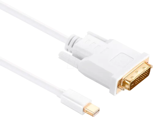 HDS X-DC040-050 - MiniDP auf DVI Dual Link, 1080p, weiß, 5,0 m