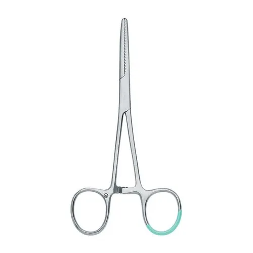 Peha-Instrument Klemme Pean 9910402 - Sterile Einweg-Klemmen - Hochwertige chirurgische Einweg-Klemmen aus mattem, gebürstetem Stahl, ideal für den hygienischen Einsatz im OP und auf Station. Praktische Einzelverpackung garantiert stets perfekte Hygiene.