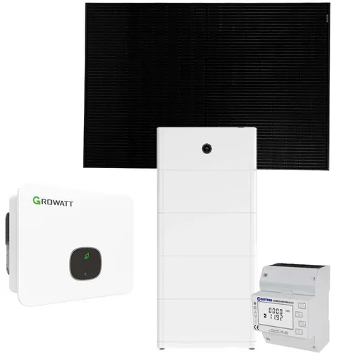 Growatt 12kWp PV-Komplettanlage mit 20 kWh Speicher - Powerstations: Effiziente PV-Anlage mit leistungsstarken Solarmodulen und großem 20 kWh Speicher für maximale Energieunabhängigkeit.