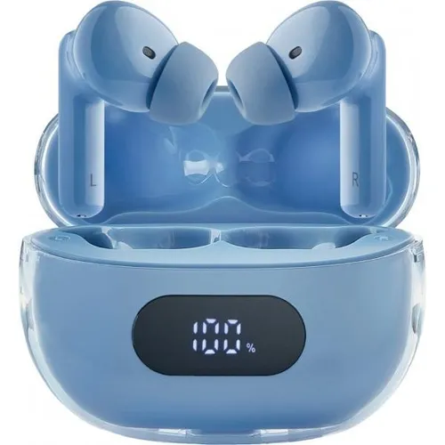 Intenso Buds Earphone Plus T315AE Blue - True Wireless Kopfhörer mit Active Noise Cancelling, 25 Stunden Akkulaufzeit und intuitiver Touchsteuerung