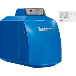 Buderus GB125 Logaplus Öl-Brennwert Heizungspaket K33S mit Regelung RC310, 22 kW - Brennwertkessel & Heizkessel: Hoch effizientes Heizungspaket mit 90% Energieeffizienz, robustem Gusseisen-Kesselblock und intuitiver Bedienung über Logamatic RC310.