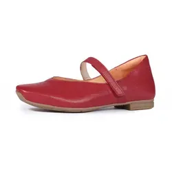 Think Ballerinas rot GAUDI rosso 1145-5000 - GDI 55 Gr.38 - Elegante THINk Ballerinas in klassischem kirsch-rot mit caramel Sohlen, für optimalen Tragekomfort und guten Halt. Ideal für stilvolle Sommer-Outfits.