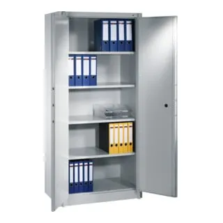 CP-Möbel Aktenschrank Certos C4000 - Feuerfester Stahlschrank - Stahlschrank mit feuerfester und stabiler Metallkonstruktion, bietet optimalen Schutz gegen Brände und Einbrüche. Ideal für Büro und Archiv, Maße: 93 x 195 x 50 cm.