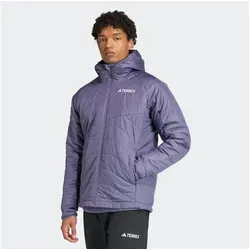 adidas Terrex Multi Synthetic Insulated Hooded Jacket - Preloved Violet (AFHB) L - Funktionsjacke für Herren, ideal für Outdoor-Abenteuer. Mit hochwertiger Synthetik-Isolation, wasserabweisendem Finish und 100% recyceltem Polyester. Komfortabel und nachhaltig!