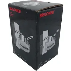Briloner LED Wandspot Chrom 5W 400lm 3000K (Warmweiß) mit Schalter