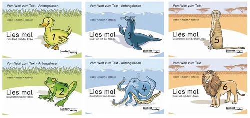Lies mal - Hefte 1-6 (Auflage 2015) als Paket Jandorf Verlag