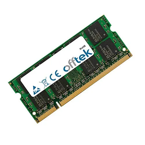 2GB RAM 200 Pin DDR2 SoDimm - 1.8v - PC2-5300 (667Mhz) - Non-ECC
