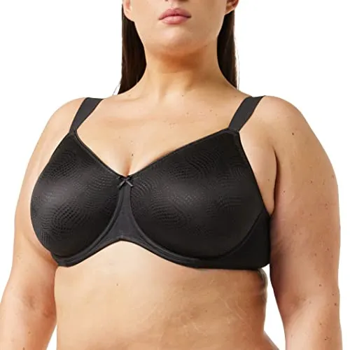 Triumph Essential Minimizer W X BH Damen, Schwarz, 95G - Funktionsunterwäsche mit optimalem Halt und Support, leicht und stabil dank 3D-Formbügel, ideal für große Größen mit verstellbaren, breiten Trägern.