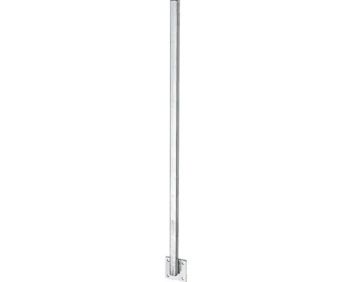 Alberts Universalpfosten 30 x 30 mm - Gartenzäune - Robuster Universalpfosten, ideal zum Aufschrauben, feuerverzinkt für lange Haltbarkeit und einfache Montage an Treppen oder Mauern.