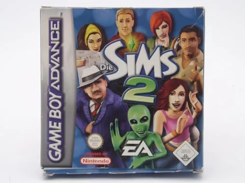 Die Sims 2 für Game Boy Advance - Beliebtes Lebenssimulationsspiel mit umfangreichen Anpassungsmöglichkeiten und spannenden Geschichten für unterwegs.