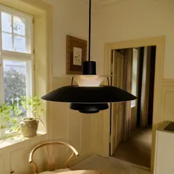 Pendelleuchte Louis Poulsen, PH 5, dimmbar, Schwarz, für Wohnzimmer, Metall, Modern - 26.7